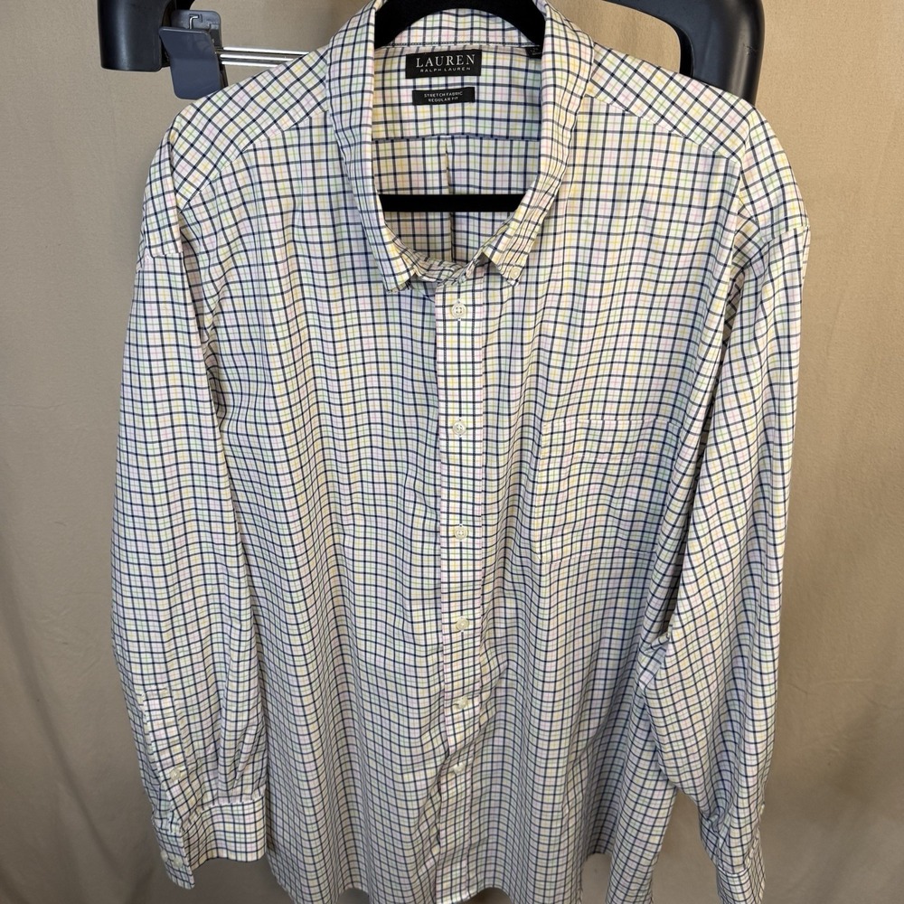 Lauren Black Label 4X Dress Shirt - Classic‎ With Stretch